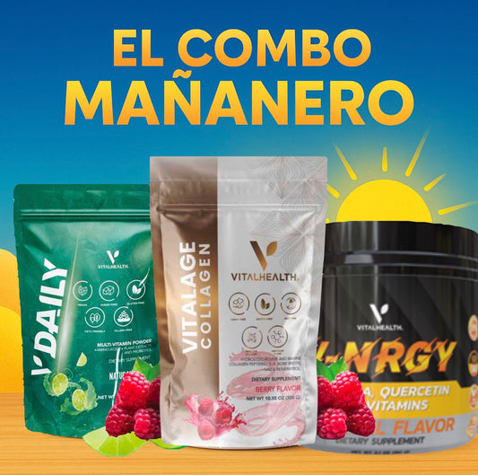 Combo Mañanero – V-Daily + Vitalage Collagen + v-NRGY