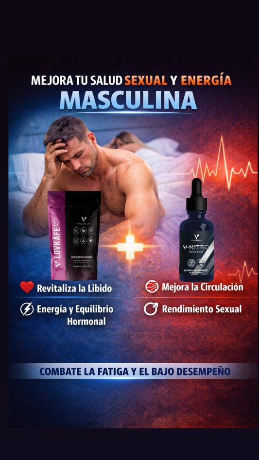💪 Combo Vital Hombre – Energía, Circulación y Bienestar Masculino